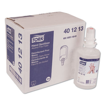Tork® Premium Alcohol-free Foam Sanitizer, 1 L Bottle, Unscented, 6-carton freeshipping - TVN Wholesale